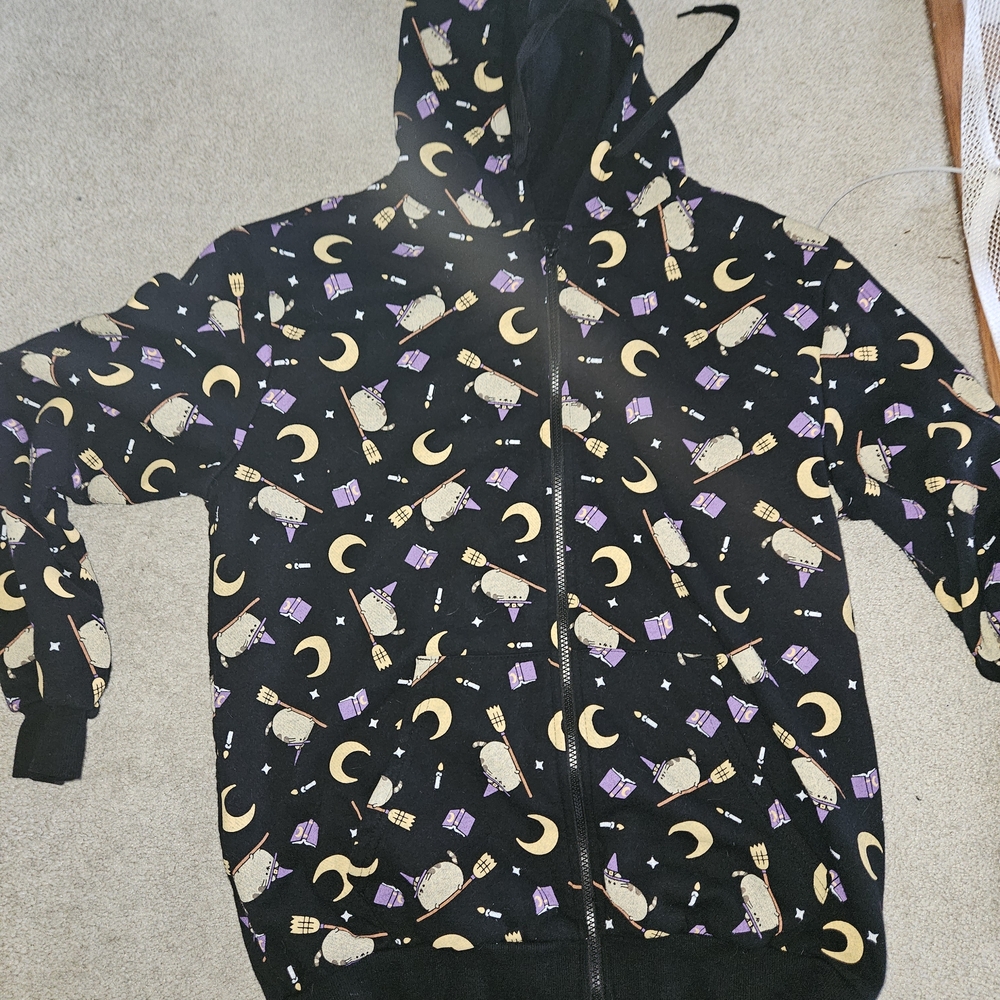Pusheen The Cat Culturefly Halloween Hoodie Size Large